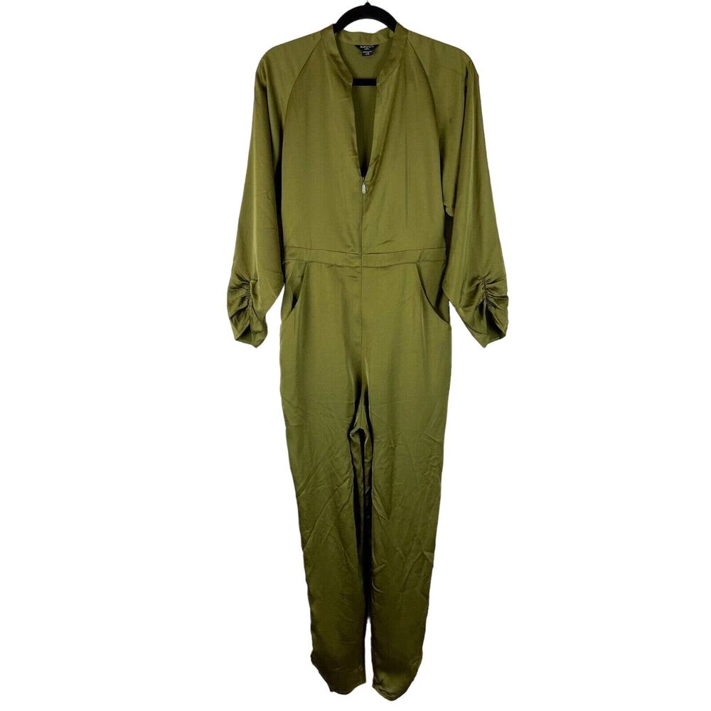 Olive Green Jumpsuit - Picture 3 of 14